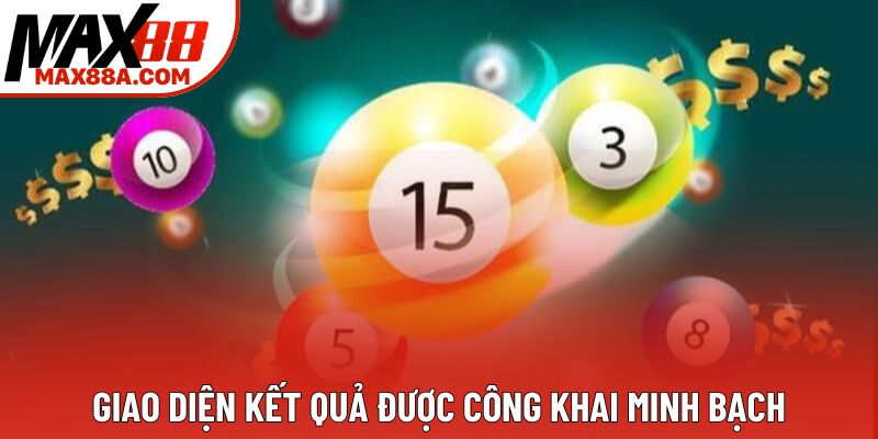 Giao diện kết quả được công khai minh bạch Giao diện kết quả được công khai minh bạch