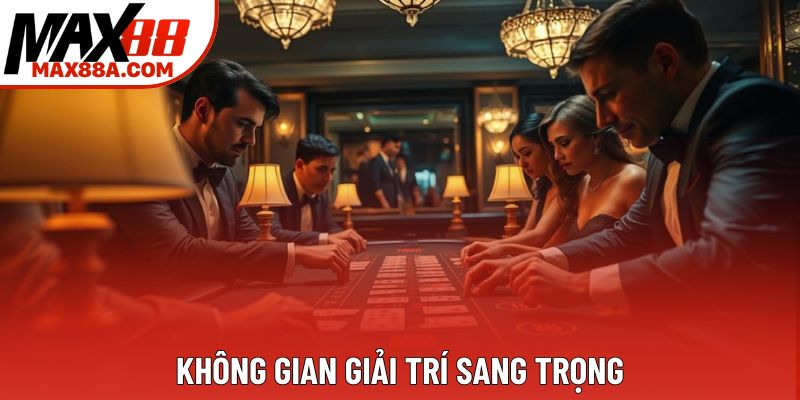 Không gian giải trí sang trọng Không gian giải trí sang trọng